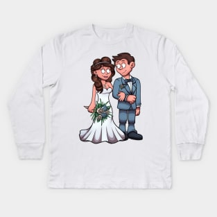 Married Couple Kids Long Sleeve T-Shirt